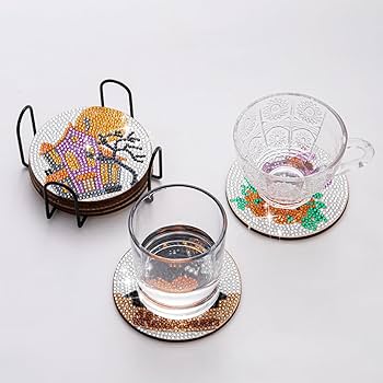 フェイタン アートコースター 50枚 まとめ売り Amazon.co.jp: AZURAOKEY 6個 曼荼羅ダイヤモンドアート